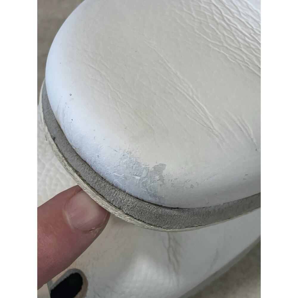 Birkenstock Boston Super Grip White Natural Leather Women’s Size 36/US 5-5.5 - Picture 14 of 14